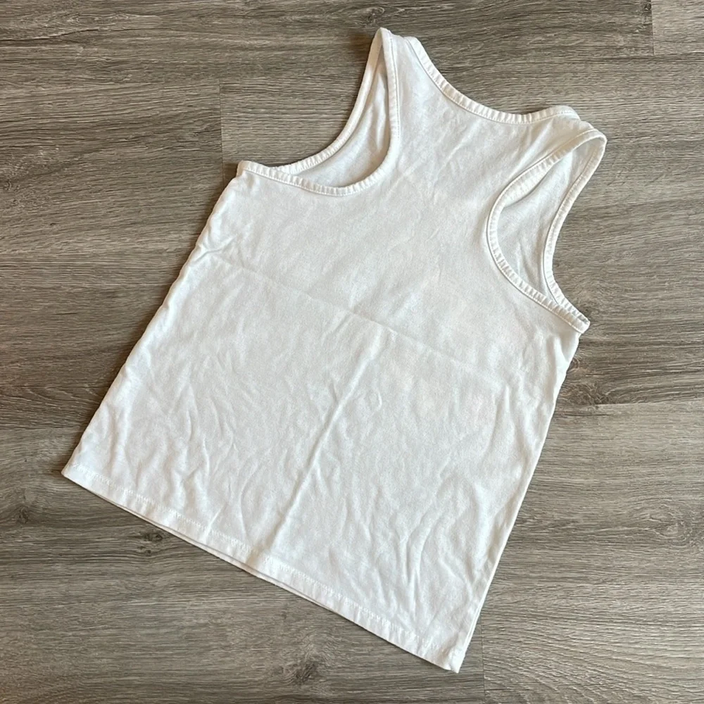 The Children's Place White Smiley Tank Top